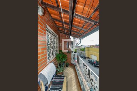 Varanda do Quarto 1 de casa à venda com 3 quartos, 88m² em Vista Alegre, Belo Horizonte