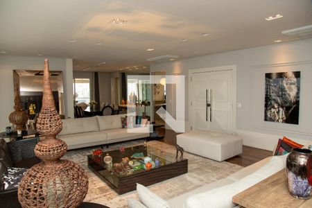 Sala  de apartamento à venda com 4 quartos, 385m² em Campo Belo, São Paulo