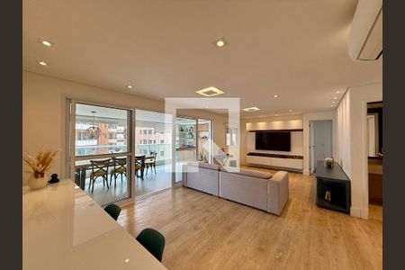 Sala de apartamento à venda com 3 quartos, 164m² em Brooklin, São Paulo