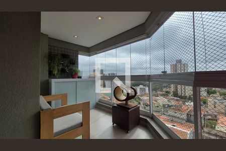 Varanda de apartamento à venda com 3 quartos, 91m² em Vila Assunção, Santo André