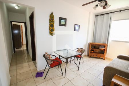 Sala de apartamento para alugar com 1 quarto, 63m² em Aviação, Praia Grande