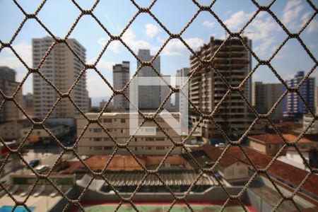 Vista da Sala de apartamento para alugar com 1 quarto, 63m² em Aviação, Praia Grande