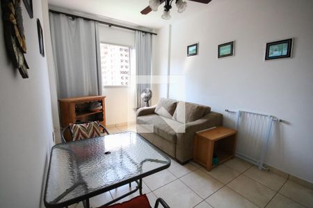 Sala de apartamento para alugar com 1 quarto, 63m² em Aviação, Praia Grande