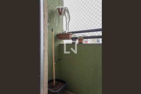 Varanda da Sala de apartamento à venda com 2 quartos, 53m² em Santa Terezinha, São Bernardo do Campo