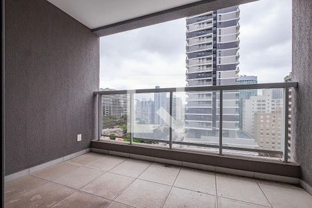 Varanda de kitnet/studio à venda com 1 quarto, 24m² em Jardim Paulistano, São Paulo