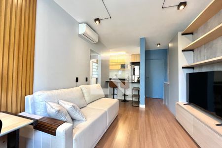 Sala de apartamento à venda com 1 quarto, 51m² em Vila Clementino, São Paulo