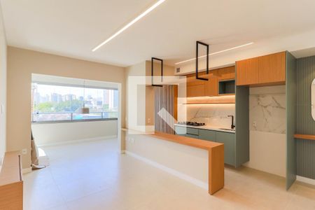 Sala de apartamento para alugar com 2 quartos, 71m² em Brooklin, São Paulo