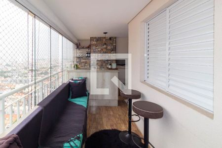 Varanda da Sala de apartamento à venda com 3 quartos, 76m² em Vila Formosa, São Paulo