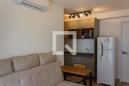 Sala/Cozinha de apartamento para alugar com 1 quarto, 27m² em Perdizes, São Paulo