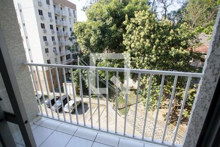 Varanda da Sala de apartamento à venda com 2 quartos, 52m² em Taquara, Rio de Janeiro