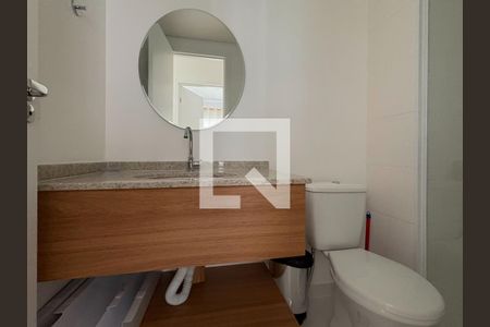 Banheiro Social de kitnet/studio para alugar com 1 quarto, 31m² em Vila Mariana, São Paulo