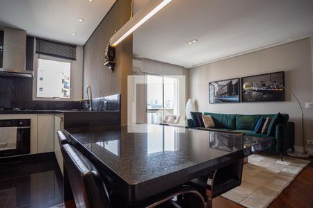 Sala de Jantar de apartamento à venda com 1 quarto, 57m² em Vila Nova Conceição, São Paulo