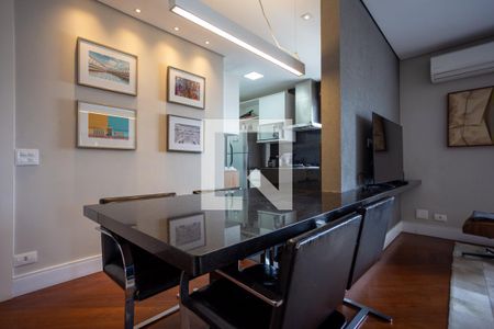 Sala de Jantar de apartamento à venda com 1 quarto, 57m² em Vila Nova Conceição, São Paulo
