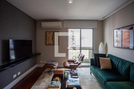 Sala de apartamento à venda com 1 quarto, 57m² em Vila Nova Conceição, São Paulo