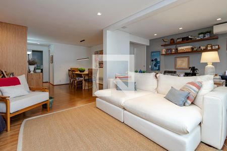 Sala de apartamento à venda com 3 quartos, 124m² em Brooklin, São Paulo