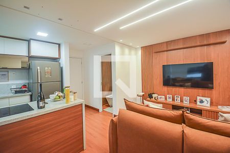 Sala de apartamento à venda com 2 quartos, 61m² em Baeta Neves, São Bernardo do Campo