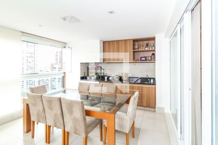 Varanda Gourmet de apartamento à venda com 4 quartos, 152m² em Vila Romana, São Paulo