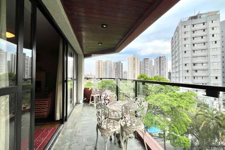 Varanda da Sala de apartamento à venda com 4 quartos, 216m² em Vila Mascote, São Paulo