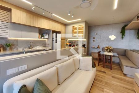 Sala de Estar de apartamento à venda com 2 quartos, 93m² em Swiss Park, Campinas