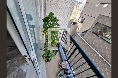 Varanda da Sala de apartamento para alugar com 1 quarto, 73m² em Botafogo, Rio de Janeiro