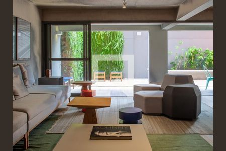 Área comum de kitnet/studio para alugar com 1 quarto, 47m² em Pompeia, São Paulo