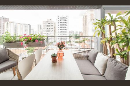 Varanda da Sala de kitnet/studio à venda com 1 quarto, 47m² em Pompeia, São Paulo