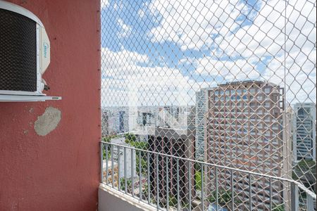 Varanda da Sala de apartamento à venda com 1 quarto, 38m² em Bela Vista, São Paulo