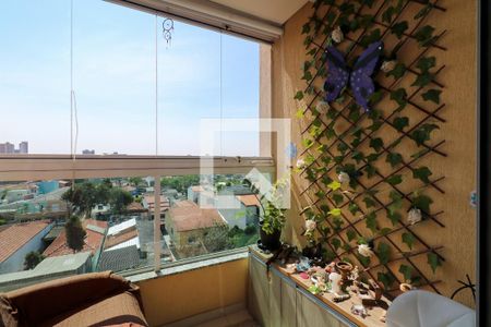 Varanda da Suíte de apartamento à venda com 3 quartos, 130m² em Santa Maria, Santo André