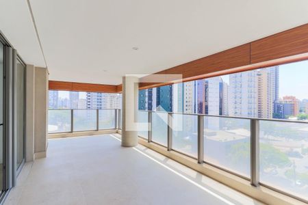 Varanda da Sala de apartamento à venda com 3 quartos, 232m² em Brooklin, São Paulo