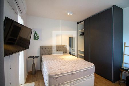 Sala / Quarto - Studio de kitnet/studio à venda com 1 quarto, 35m² em Campo Belo, São Paulo