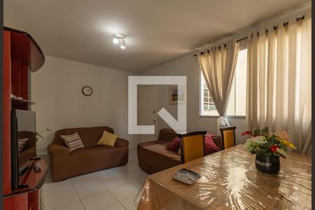 Sala de apartamento à venda com 2 quartos, 50m² em São João Batista, Belo Horizonte