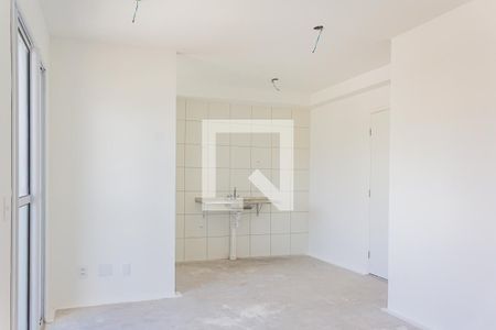 Sala/Cozinha de apartamento à venda com 1 quarto, 40m² em Barra Funda, São Paulo