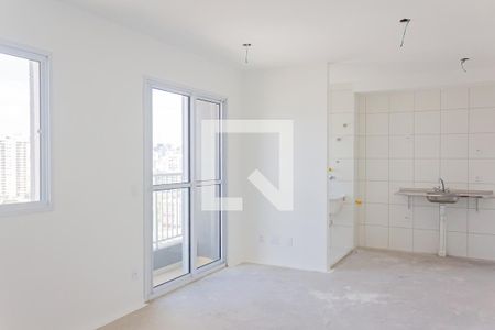 Sala/Cozinha de apartamento à venda com 1 quarto, 40m² em Barra Funda, São Paulo