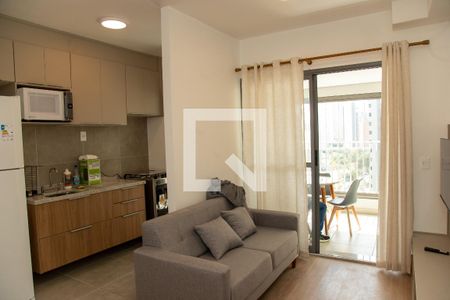 Sala de apartamento para alugar com 2 quartos, 60m² em Brooklin, São Paulo