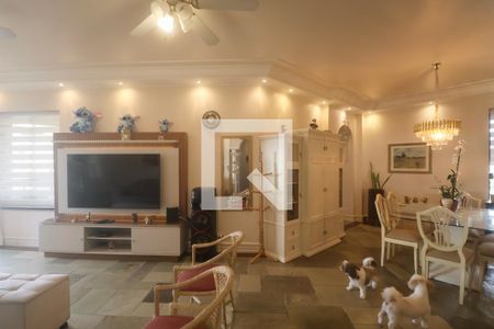 Sala de apartamento para alugar com 4 quartos, 180m² em Balneario Guarujá, Guarujá