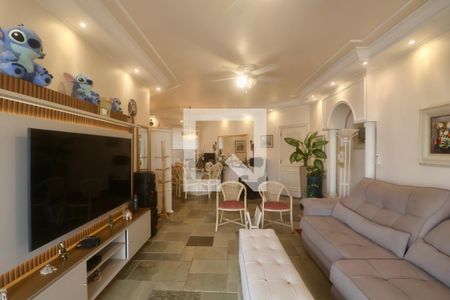 Sala de apartamento para alugar com 4 quartos, 180m² em Balneario Guarujá, Guarujá