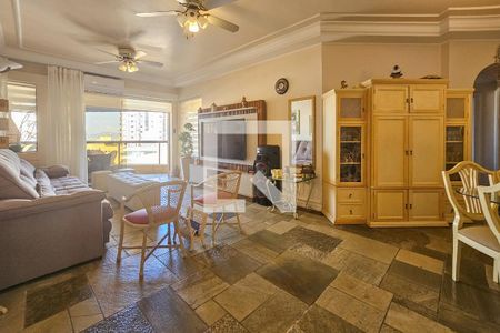 Sala de apartamento para alugar com 4 quartos, 180m² em Balneario Guarujá, Guarujá