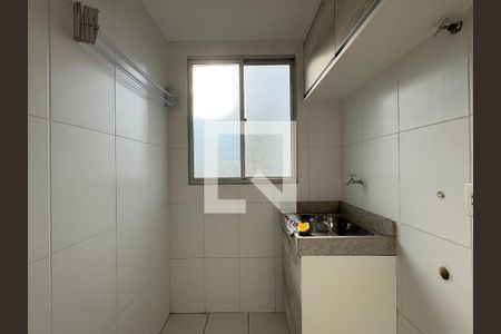 Área de Serviço de apartamento à venda com 2 quartos, 50m² em Parque São Vicente, Mauá