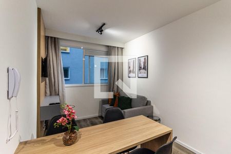Sala de apartamento para alugar com 1 quarto, 30m² em República, São Paulo