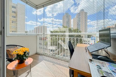 Varanda da Sala de apartamento para alugar com 2 quartos, 64m² em Cambuci, São Paulo