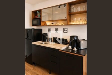 Cozinha de kitnet/studio à venda com 1 quarto, 25m² em Vila Mascote, São Paulo