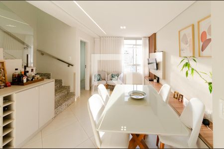 Sala de apartamento à venda com 3 quartos, 150m² em Nova Granada, Belo Horizonte