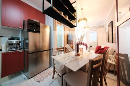 Sala/Cozinha de casa de condomínio à venda com 2 quartos, 91m² em Burgo Paulista, São Paulo