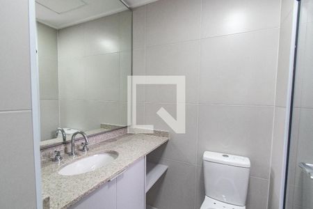 Banheiro de kitnet/studio para alugar com 1 quarto, 22m² em Paraíso, São Paulo