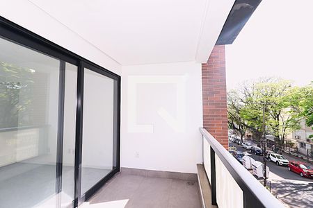 Varanda da Sala de apartamento à venda com 2 quartos, 92m² em São João, Porto Alegre