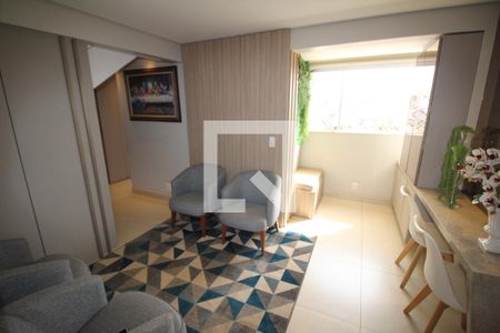 Sala de apartamento à venda com 3 quartos, 170m² em Santa Helena, Belo Horizonte