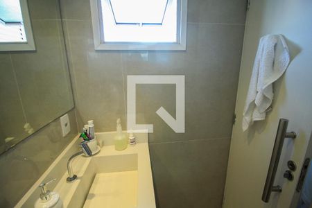 Banheiro da Suíte de apartamento à venda com 1 quarto, 29m² em Brás, São Paulo