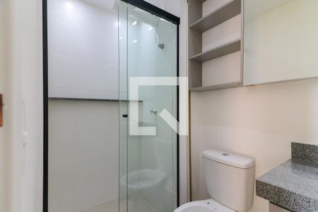 Banheiro de apartamento para alugar com 1 quarto, 24m² em Vila Lageado, São Paulo