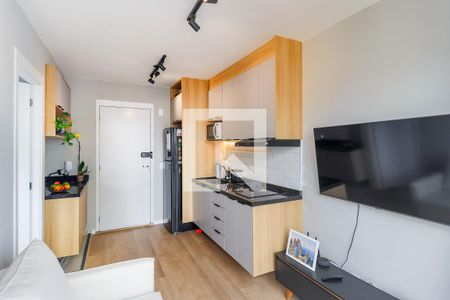 Sala de apartamento para alugar com 1 quarto, 28m² em Campo Belo, São Paulo