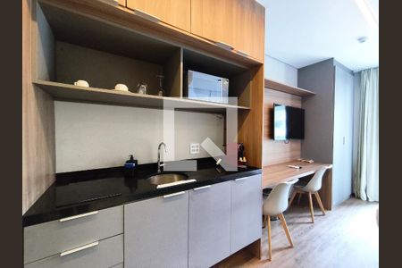 Cozinha de kitnet/studio para alugar com 1 quarto, 50m² em Vila Mariana, São Paulo